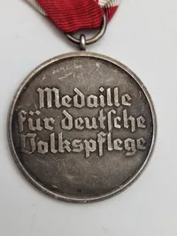 Original tysk Volkspflege medalje