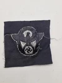 Originalt Polizei cap wool badge - ubrugt