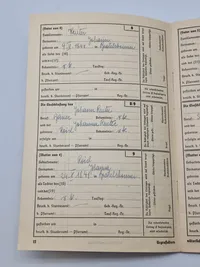 Originalt tysk Ahnenpas - ww2