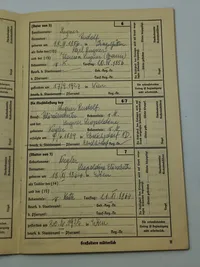 Originalt tysk Ahnenpas - ww2