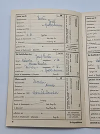 Originalt tysk Ahnenpas - ww2