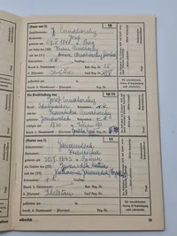 Originalt tysk Ahnenpas - ww2