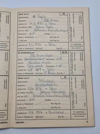 Originalt tysk Ahnenpas - ww2