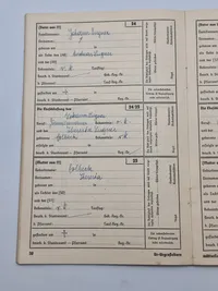 Originalt tysk Ahnenpas - ww2