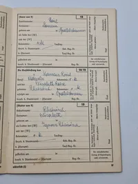 Originalt tysk Ahnenpas - ww2