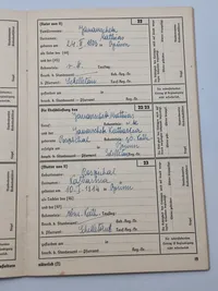 Originalt tysk Ahnenpas - ww2