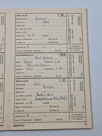 Originalt tysk Ahnenpas - ww2
