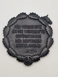 Original SA REITERJUGEND VERDIENSTPLAKETTE