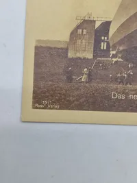 Originalt postkort med motiv af Graff Zeppelin
