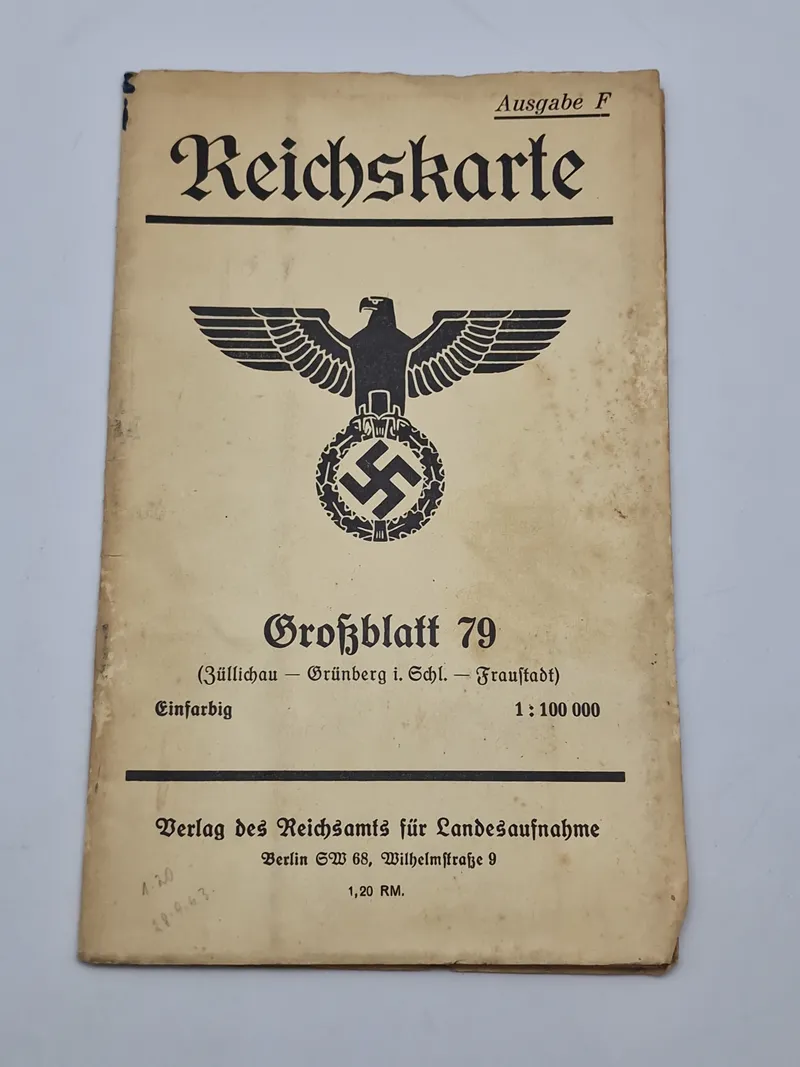 Originalt tysk reichkarte