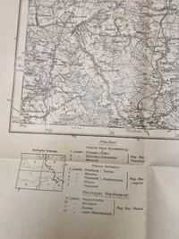 Originalt tysk reichkarte