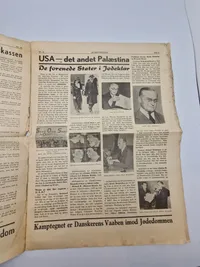 Originalt eks af den dansk nazistiske avis “Kamptegnet”
