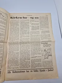 Originalt eks af den dansk nazistiske avis “Kamptegnet”