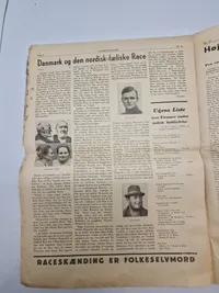 Originalt eks af den dansk nazistiske avis “Kamptegnet”
