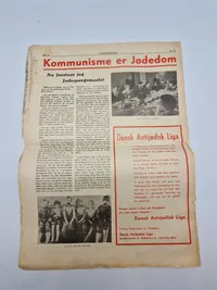 Originalt eks af den dansk nazistiske avis “Kamptegnet”