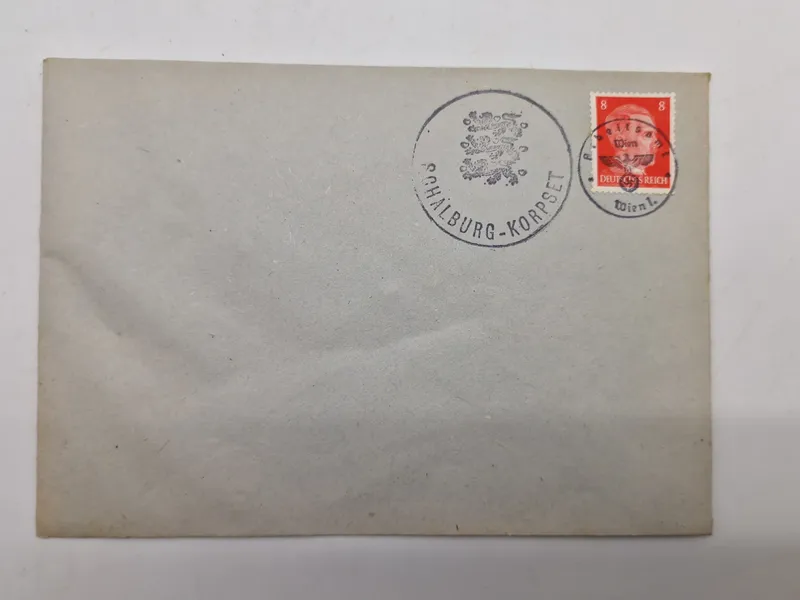 kuvert med stempel fra Schalburgkorpset