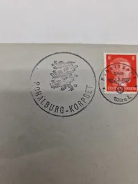kuvert med stempel fra Schalburgkorpset