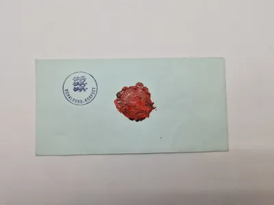 kuvert med stempel fra Schalburgkorpset
