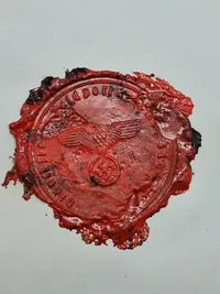 kuvert med stempel fra Schalburgkorpset