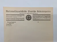 Originalt tysk DAP brevpapir