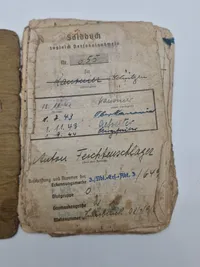 Original tysk Solbuch - godt udfyldt