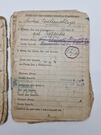 Original tysk Solbuch - godt udfyldt