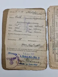 Original tysk Solbuch - godt udfyldt