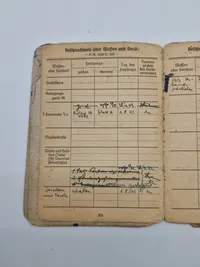 Original tysk Solbuch - godt udfyldt