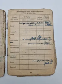 Original tysk Solbuch - godt udfyldt