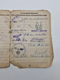 Original tysk Solbuch - godt udfyldt