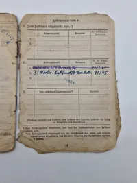 Original tysk Solbuch - godt udfyldt