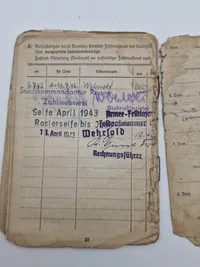 Original tysk Solbuch - godt udfyldt