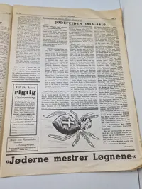 Originalt eks af den dansk nazistiske avis “Kamptegnet”
