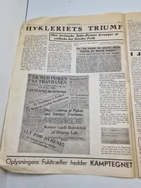 Originalt eks af den dansk nazistiske avis “Kamptegnet”