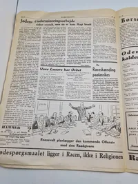 Originalt eks af den dansk nazistiske avis “Kamptegnet”