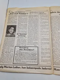 Originalt eks af den dansk nazistiske avis “Kamptegnet”