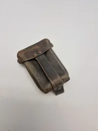 Original K98 ammunitionstaske - skåret og anvendt af modstandsbevægelsen