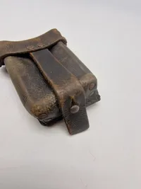 Original K98 ammunitionstaske - skåret og anvendt af modstandsbevægelsen