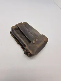 Original K98 ammunitionstaske - skåret og anvendt af modstandsbevægelsen