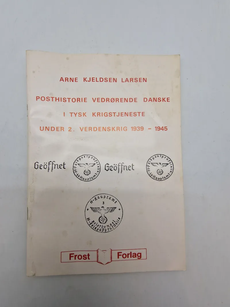 Posthistorie vedrørende danske i tysk krigstjeneste under anden verdenskrig
