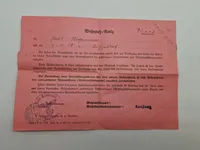Originalt tysk wehrpas mm.