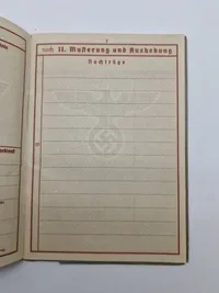 Originalt tysk wehrpas mm.