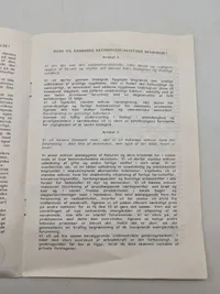 Samling originale blade fra det danske nazistparti (Efter ww2)