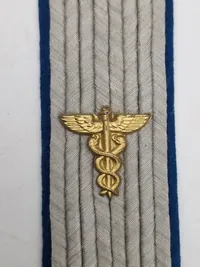 Pair of German Army Truppensonderdienst Administrative Officer Sew In Shoulder Straps