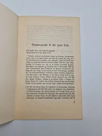 Originalt hæfte - Nytårsopråb til det tyske folk, 1944