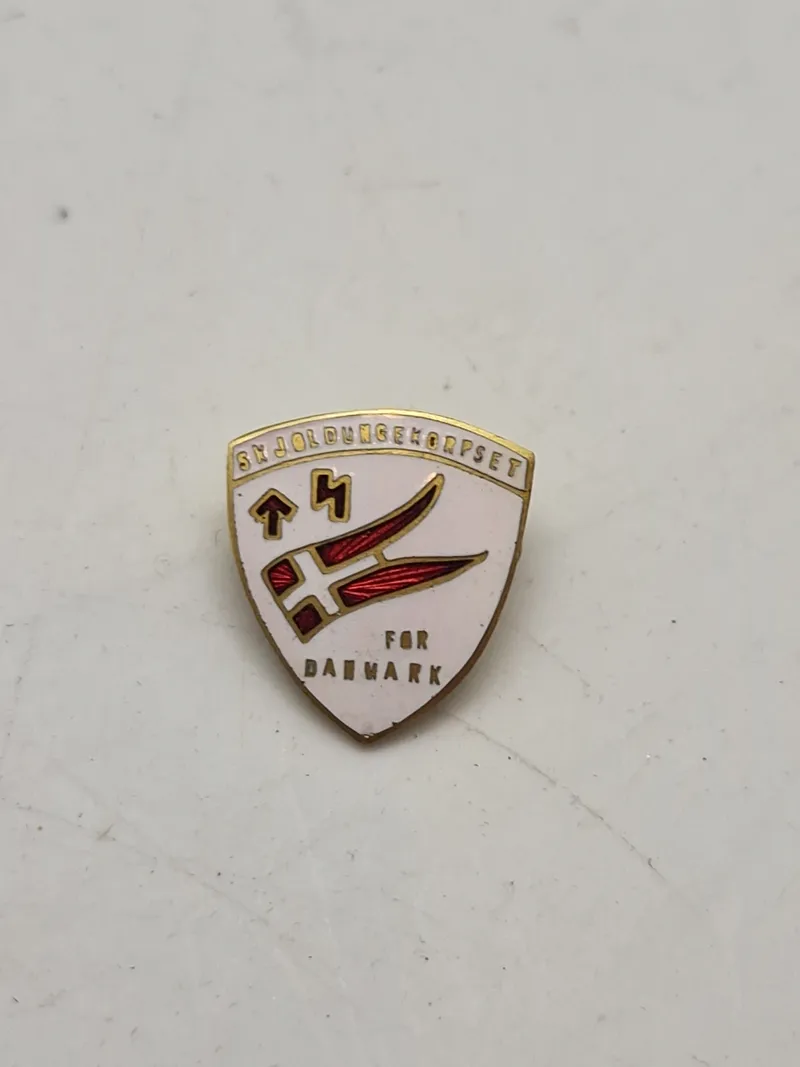 Ekstremt sjældent dansk ww2 pin “Skjoldungekorpset”