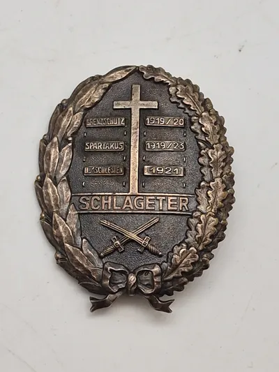 Original Schlageter Freikorps Badge