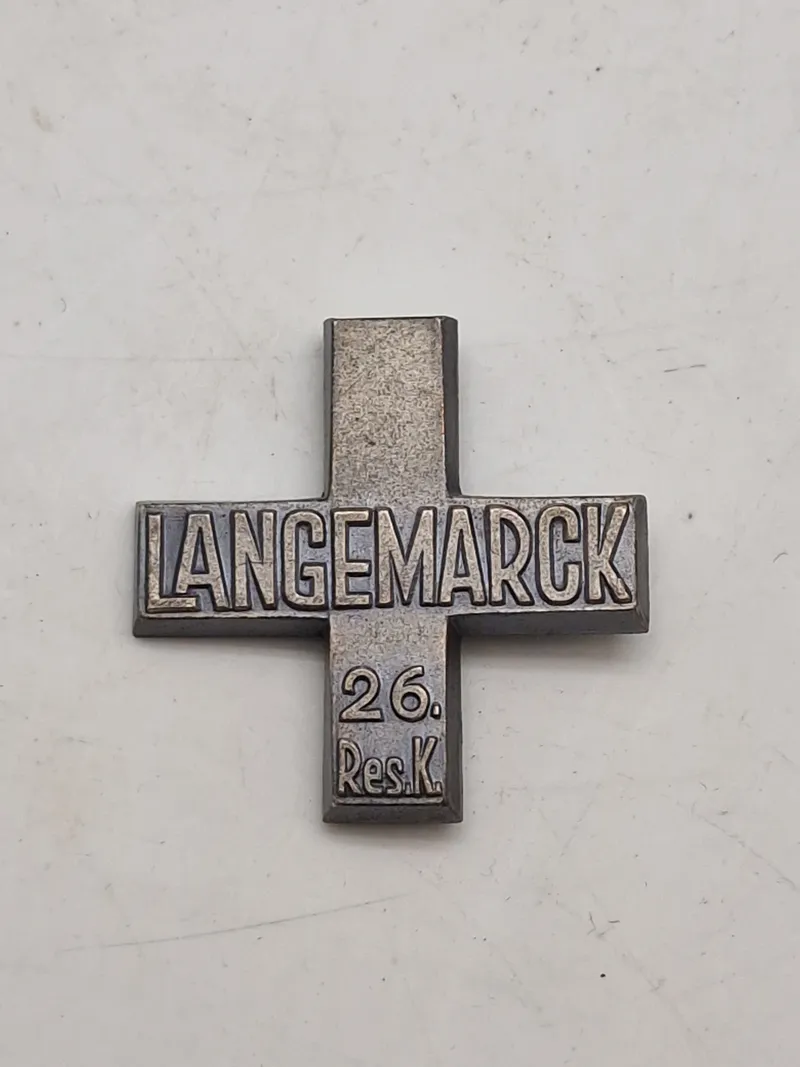 Originalt LANGEMARCKKREUZ, EHEM. 26. RES. KORPS