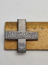 Originalt LANGEMARCKKREUZ, EHEM. 26. RES. KORPS