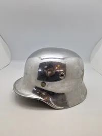 Original tysk hjelm, ww2 forcromet